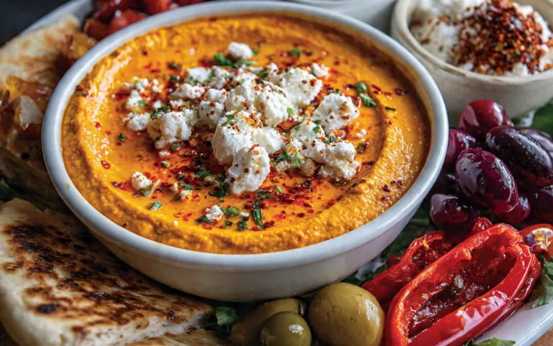 Tirokafteri (Spicy Greek Feta Dip) – Herbs & Flour