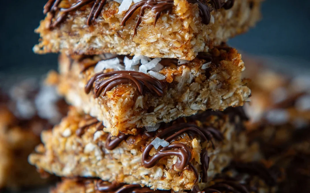 Toasted Coconut Date Bars