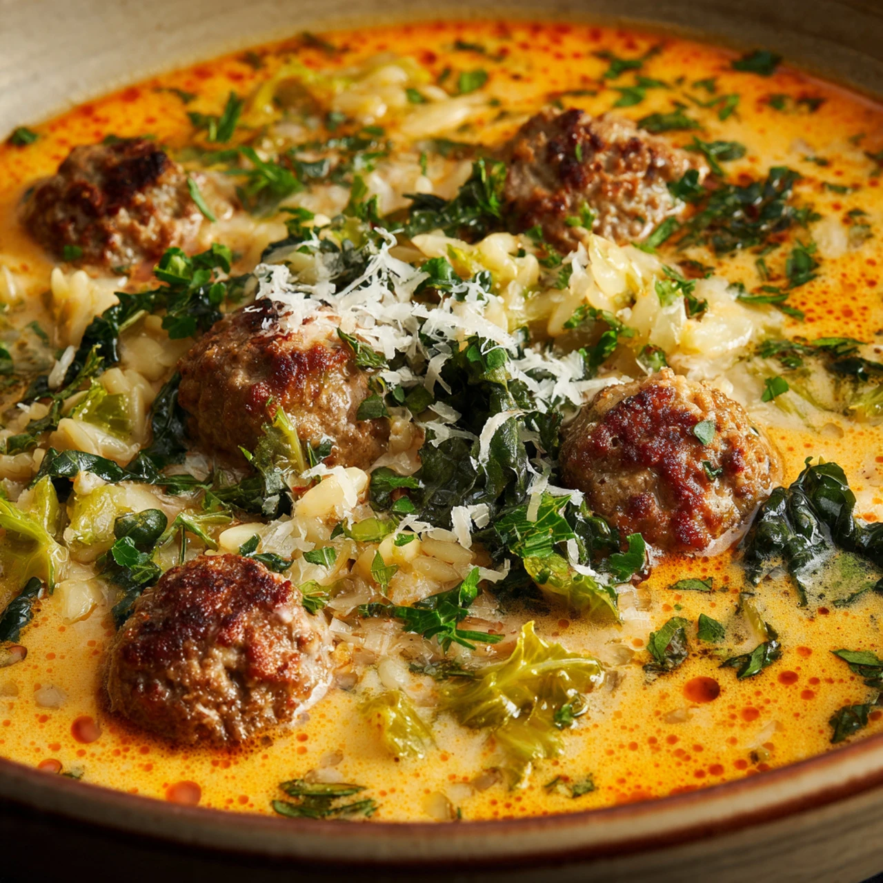 Turkey Meatball Soup