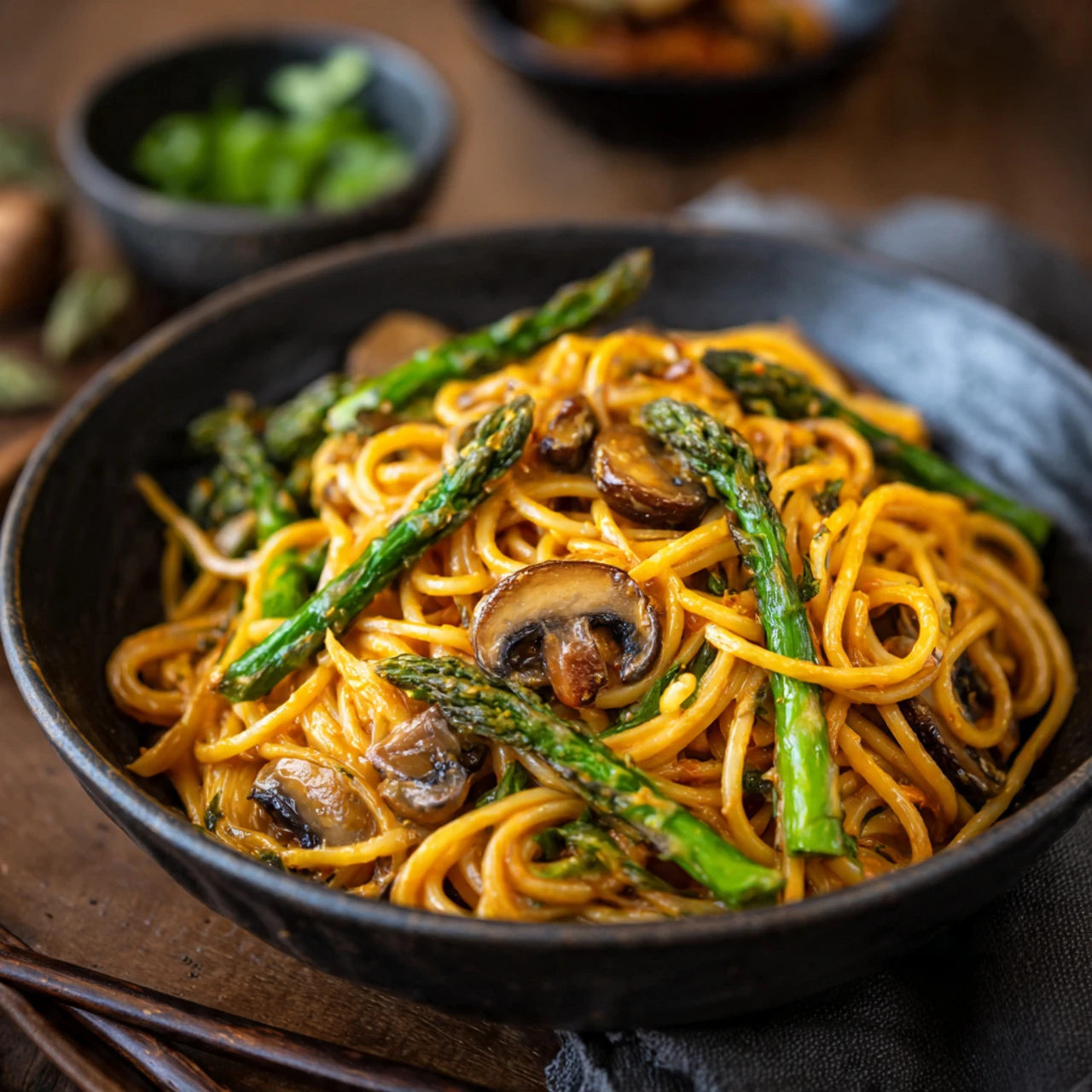 Vegan Peanut Butter Spicy Miso Noodles Vegan Peanut Butter Spicy Miso Noodles