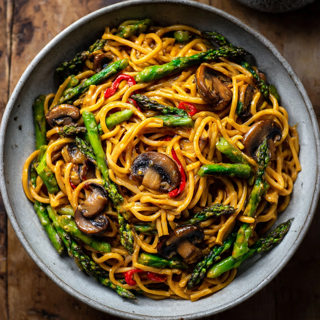 Vegan Peanut Butter Spicy Miso Noodles Vegan Peanut Butter Spicy Miso Noodles