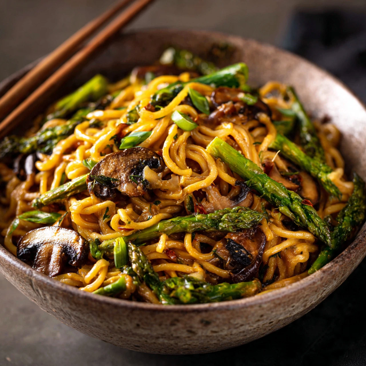 Vegan Peanut Butter Spicy Miso Noodles Vegan Peanut Butter Spicy Miso Noodles