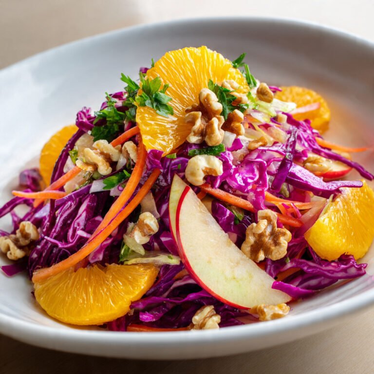 Crunchy Apple Carrot Salad with Creamy Citrus Dressing