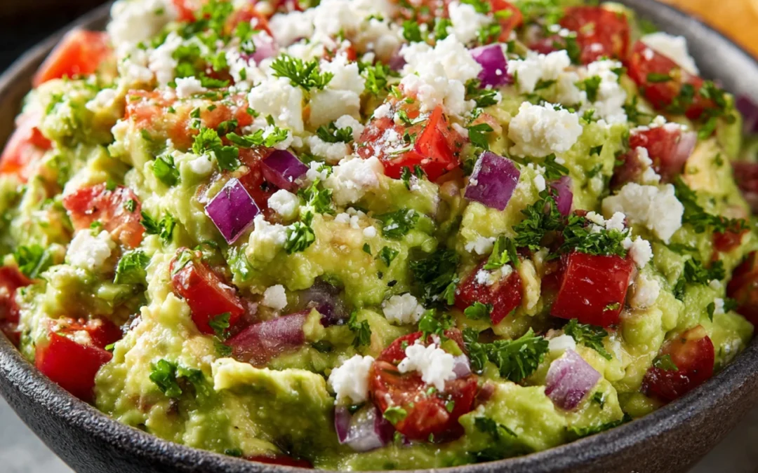 Avocado Feta Dip Gluten Free & Vegetarian