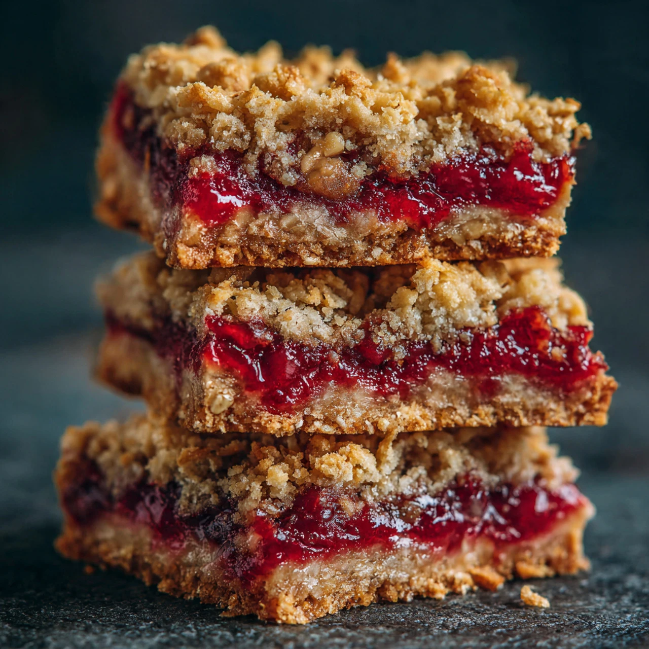 Berry Oat Bars | Healthy One Bowl Recipe