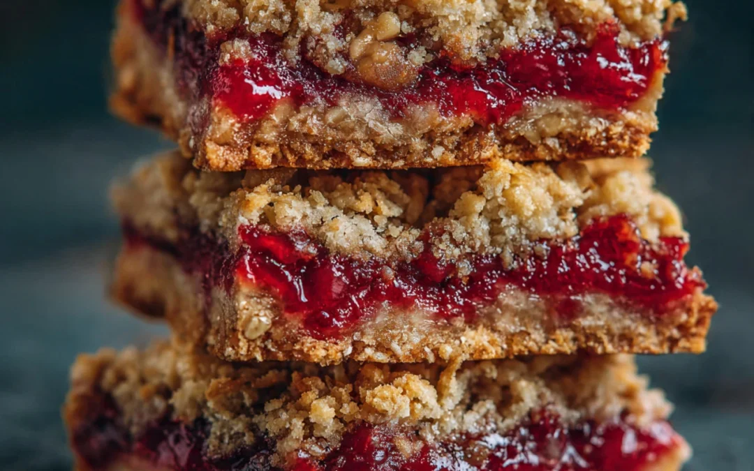 Berry Oat Bars | Healthy One Bowl Recipe