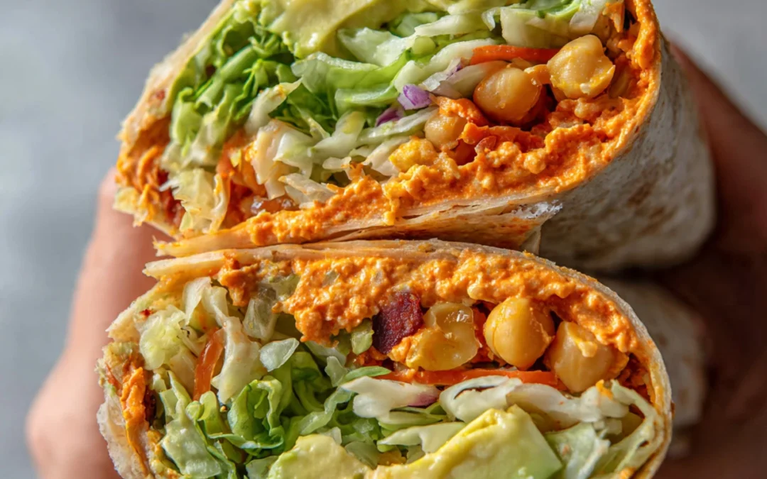 Buffalo Chickpea Wraps
