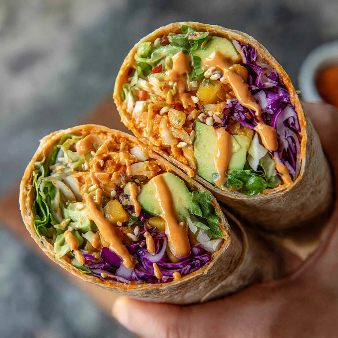 Buffalo Chickpea Wraps Buffalo Chickpea Wraps
