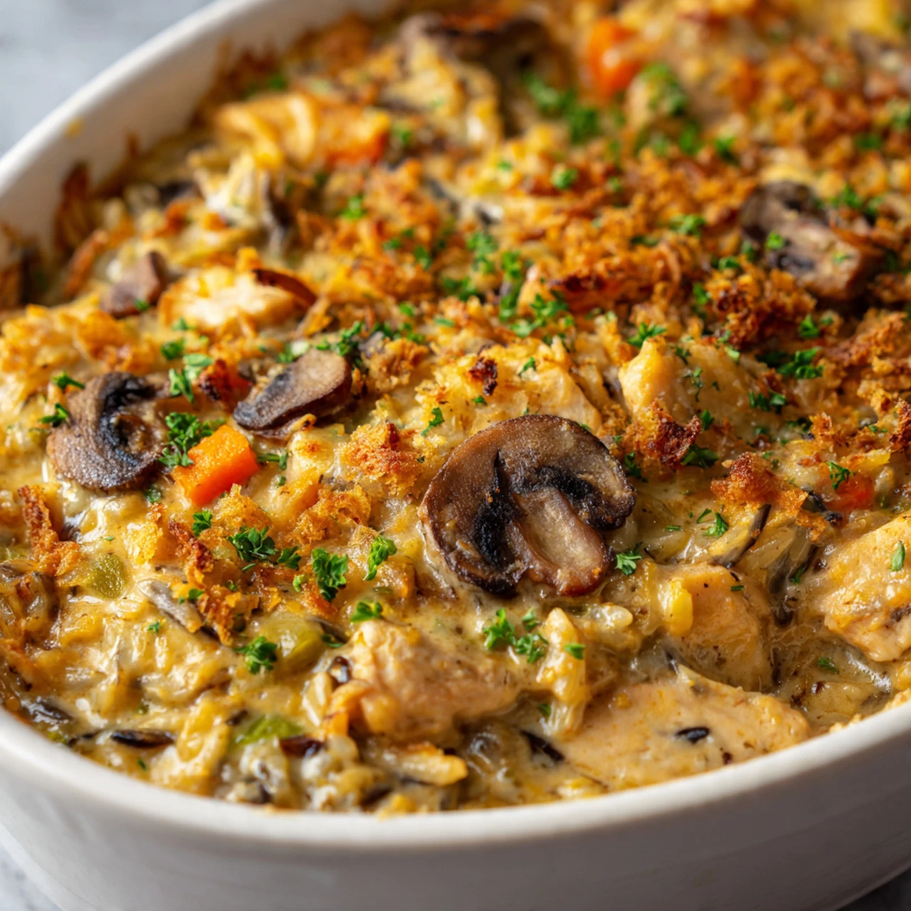 Chicken And Wild Rice Casserole Chicken Wild Rice Casserole