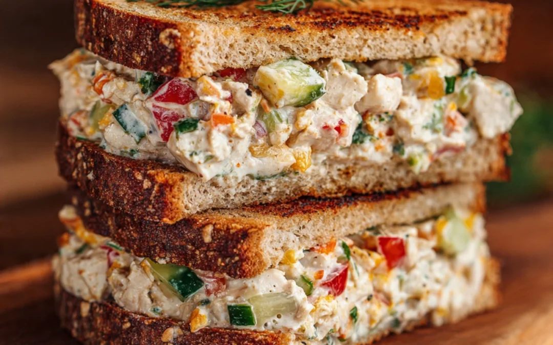 Chickpea Salad Melts (Vegetarian Tuna Melts)