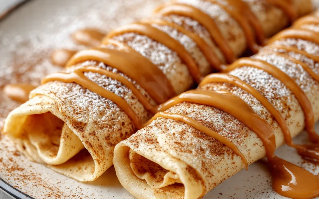 Cinnamon Roll Protein Crepes