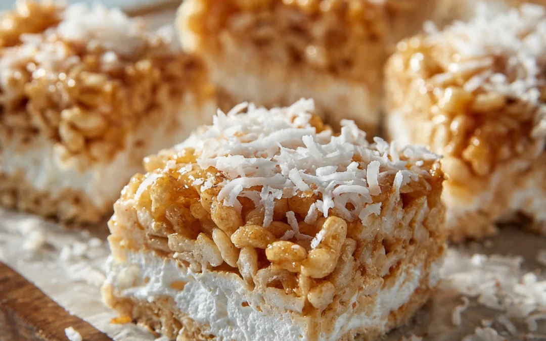 Coconut Lover’s Rice Krispy Treats