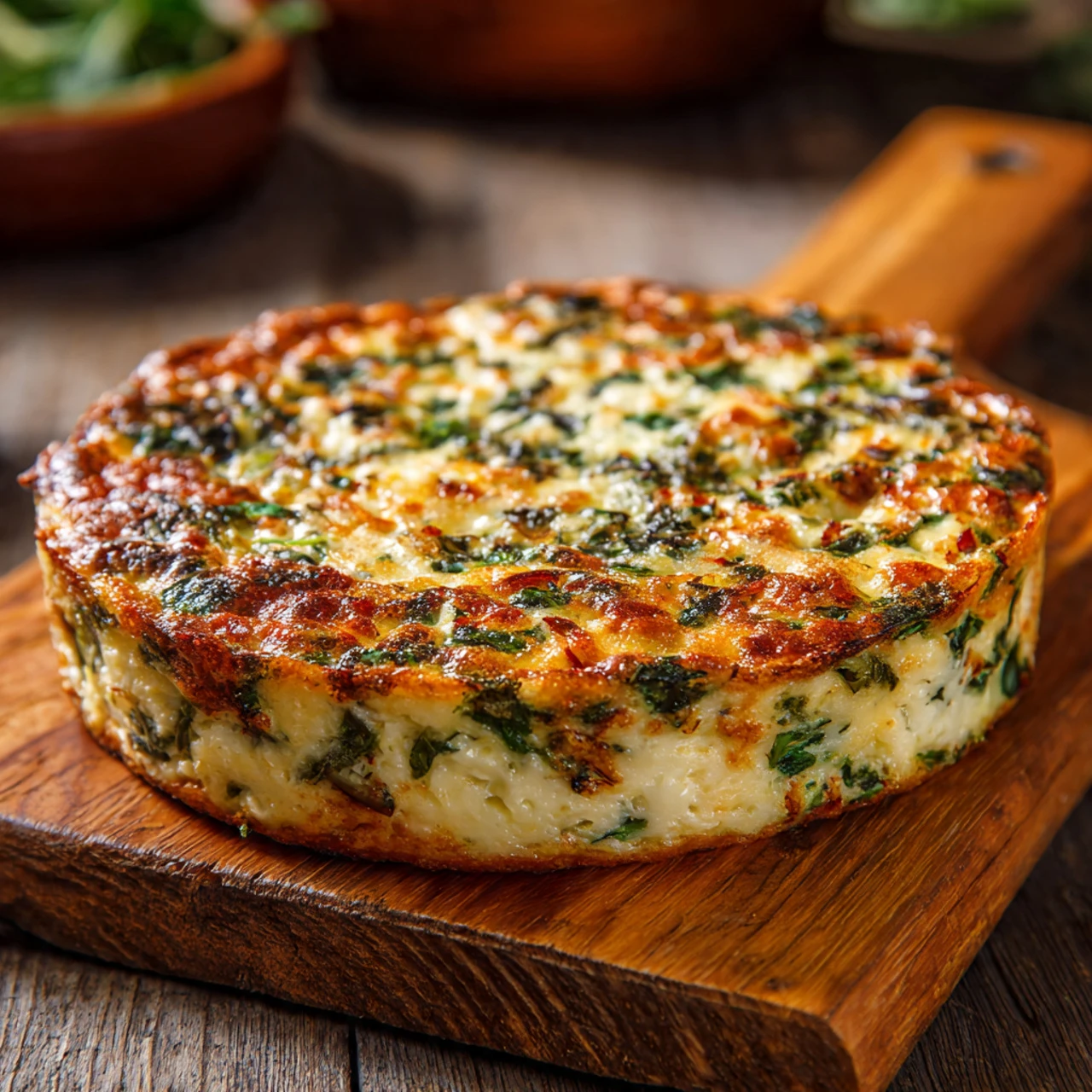 Cottage Cheese & Spanich Crustless Quiche Cottage Cheese Spanich Crustless Quiche