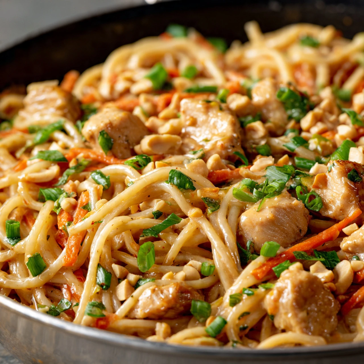 CPK Thai Peanut Chicken Pasta