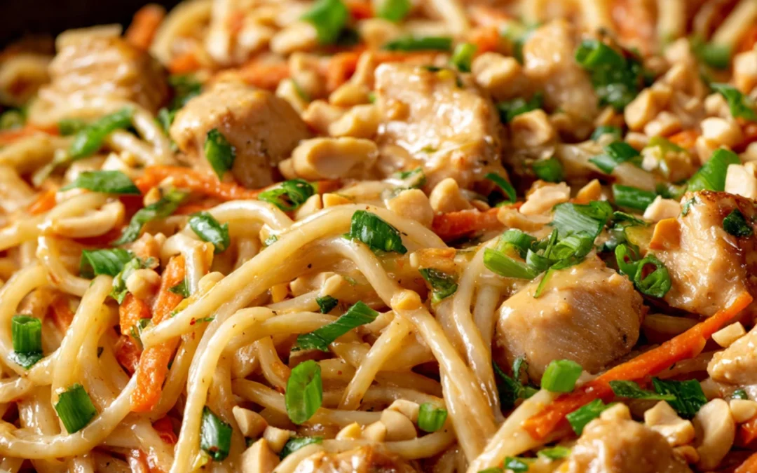 CPK Thai Peanut Chicken Pasta
