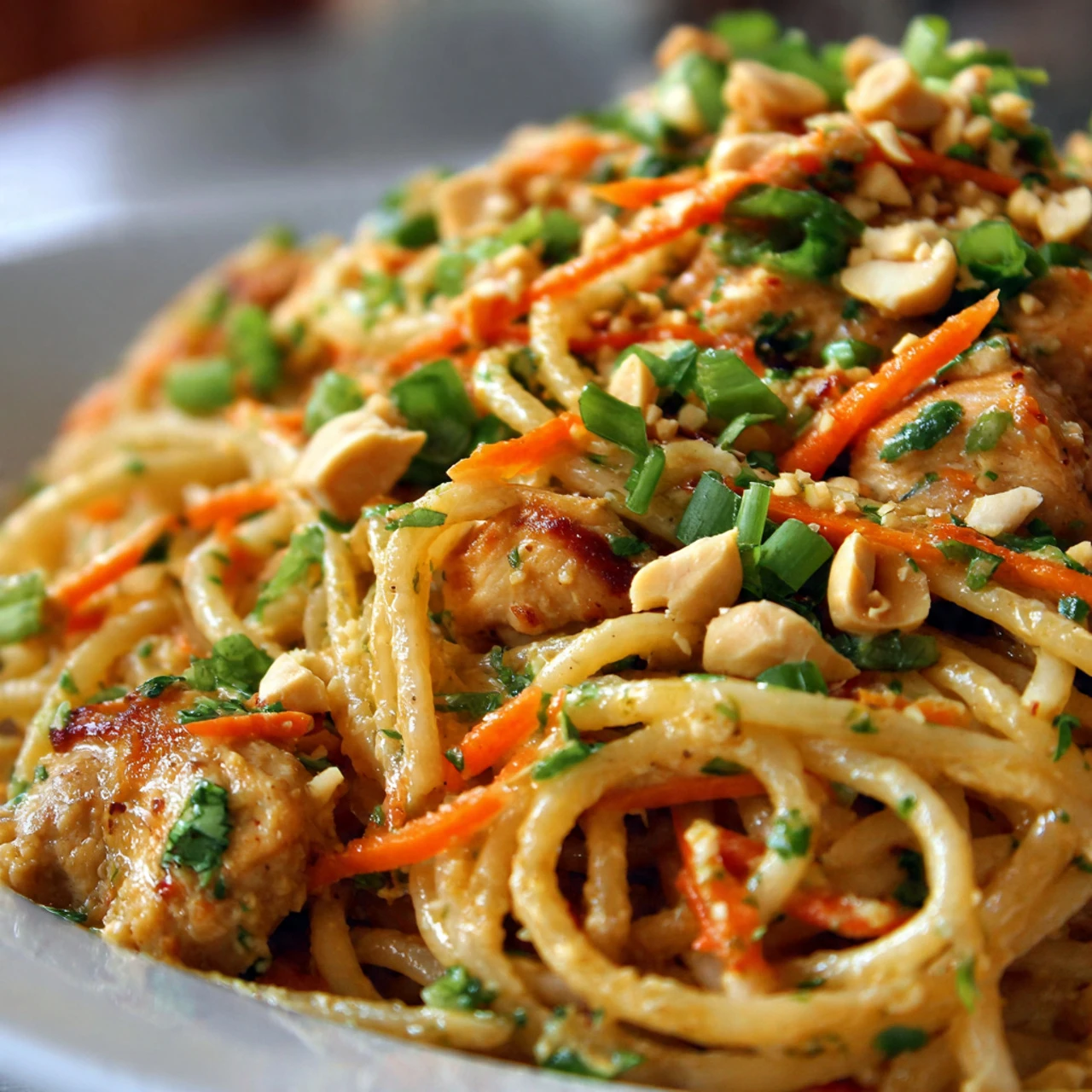 CPK Thai Peanut Chicken Pasta Cpk Thai Peanut Chicken Pasta