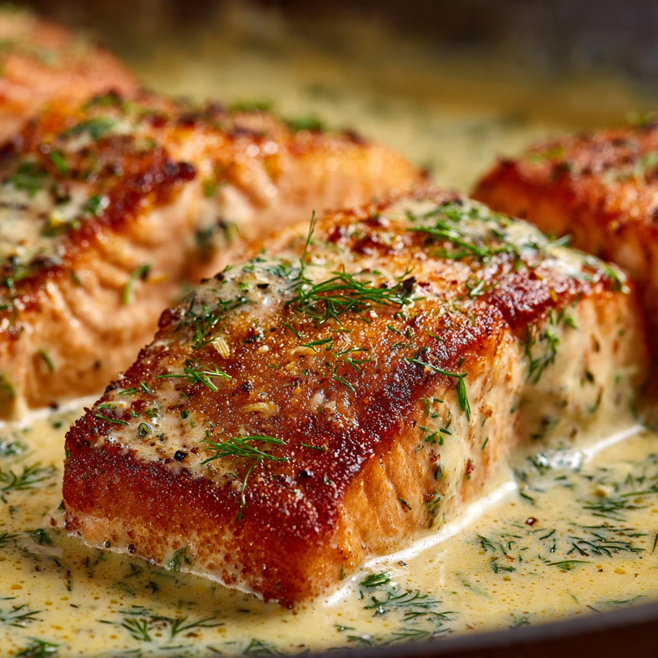 Creamy Dill Salmon Creamy Dill Salmon