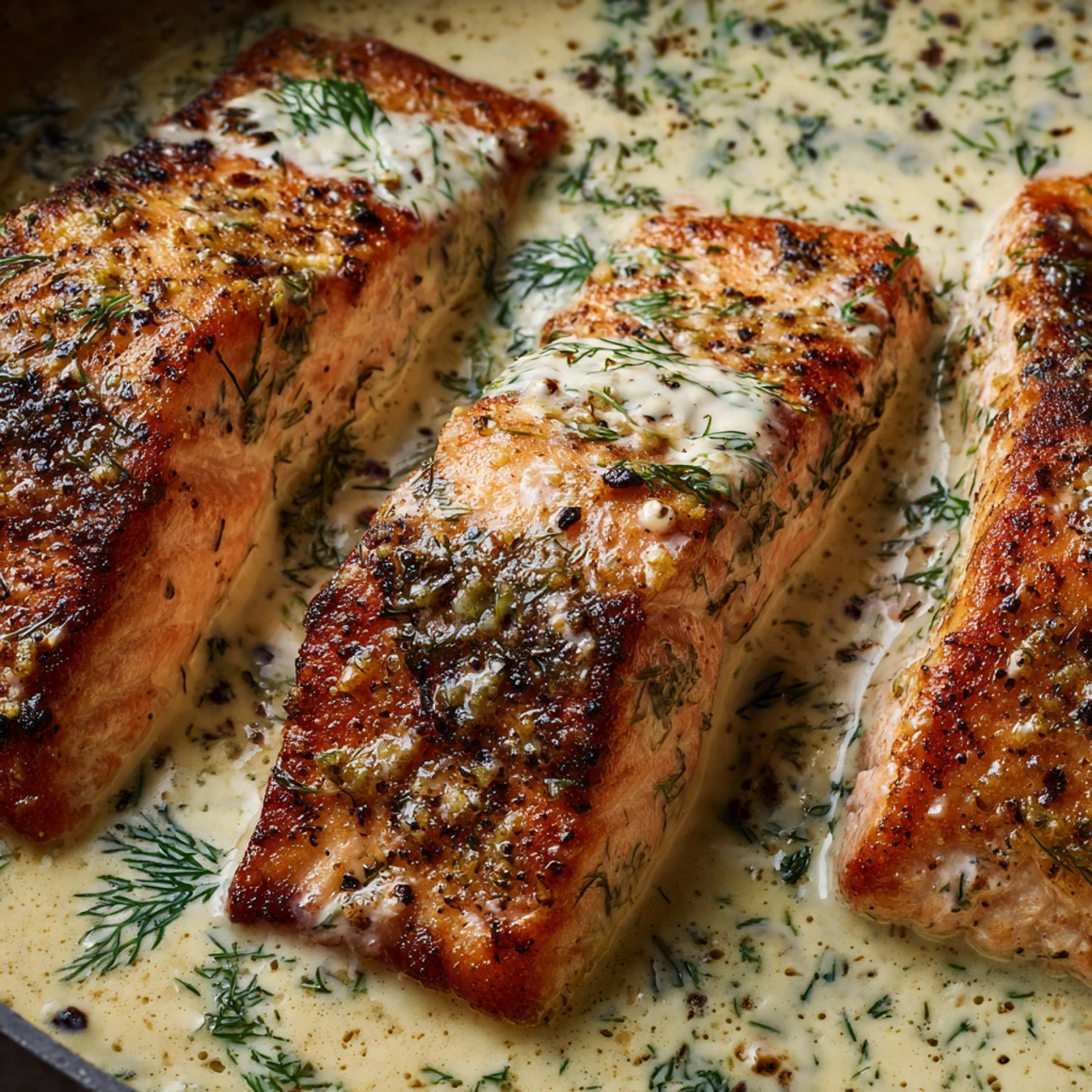 Creamy Dill Salmon Creamy Dill Salmon