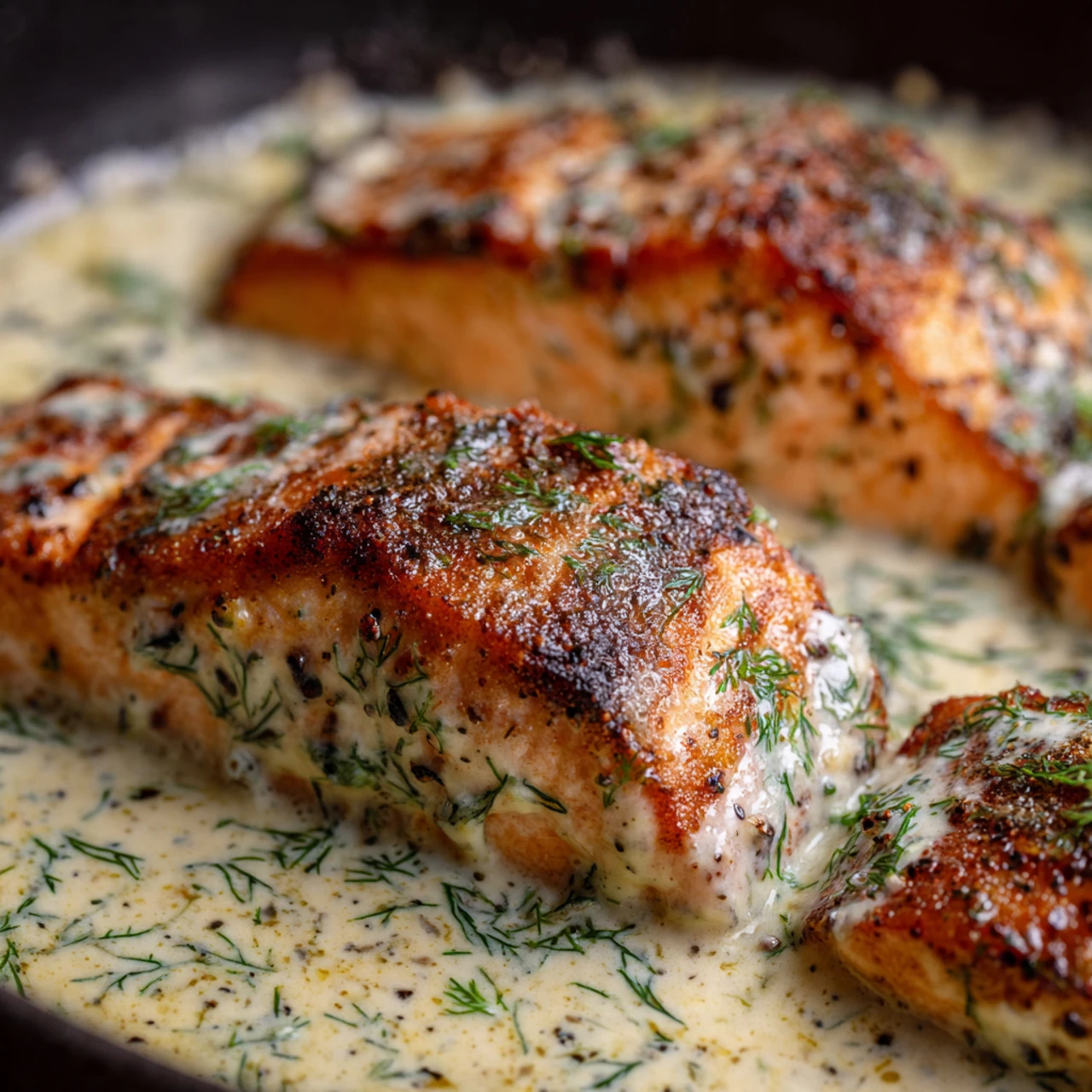 Creamy Dill Salmon Creamy Dill Salmon
