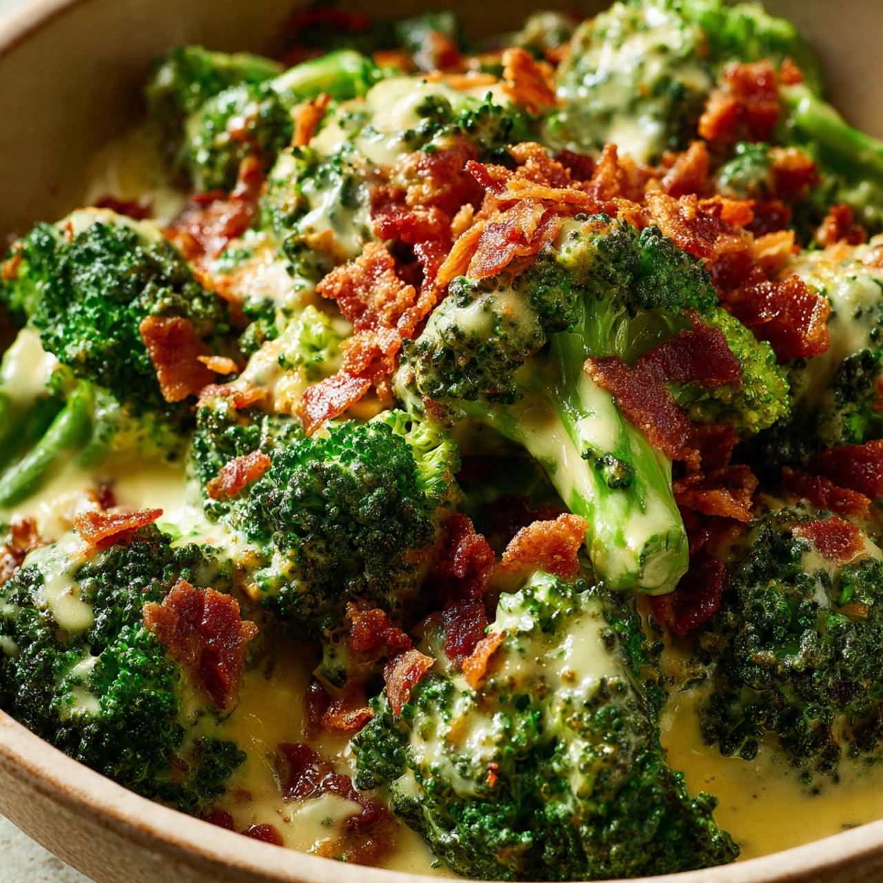 Creamy Garlic Parmesan Broccoli Recipe With Bacon Creamy Garlic Parmesan Broccoli Recipe Bacon
