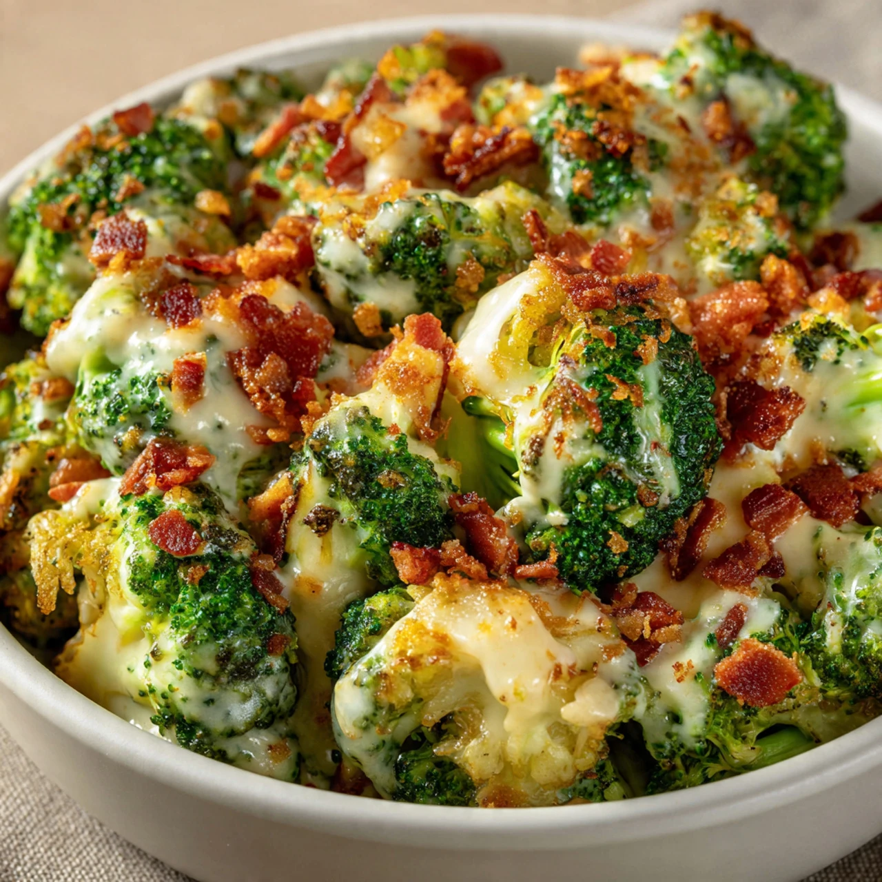 Creamy Garlic Parmesan Broccoli Recipe With Bacon Creamy Garlic Parmesan Broccoli Recipe Bacon