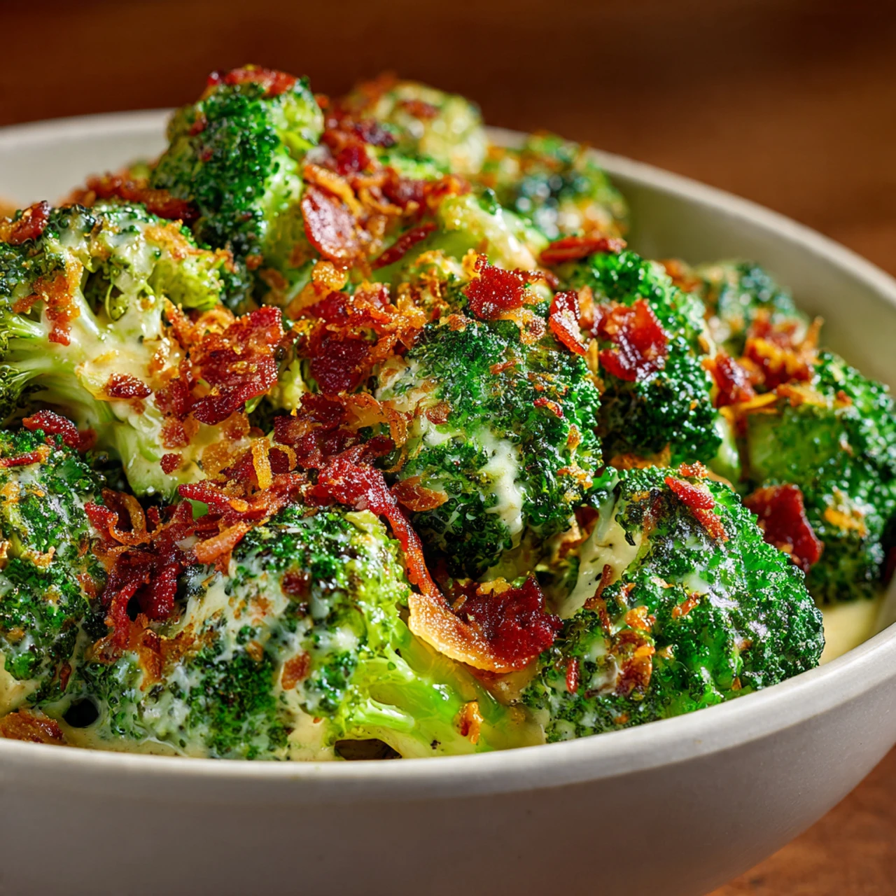 Creamy Garlic Parmesan Broccoli Recipe With Bacon Creamy Garlic Parmesan Broccoli Recipe Bacon