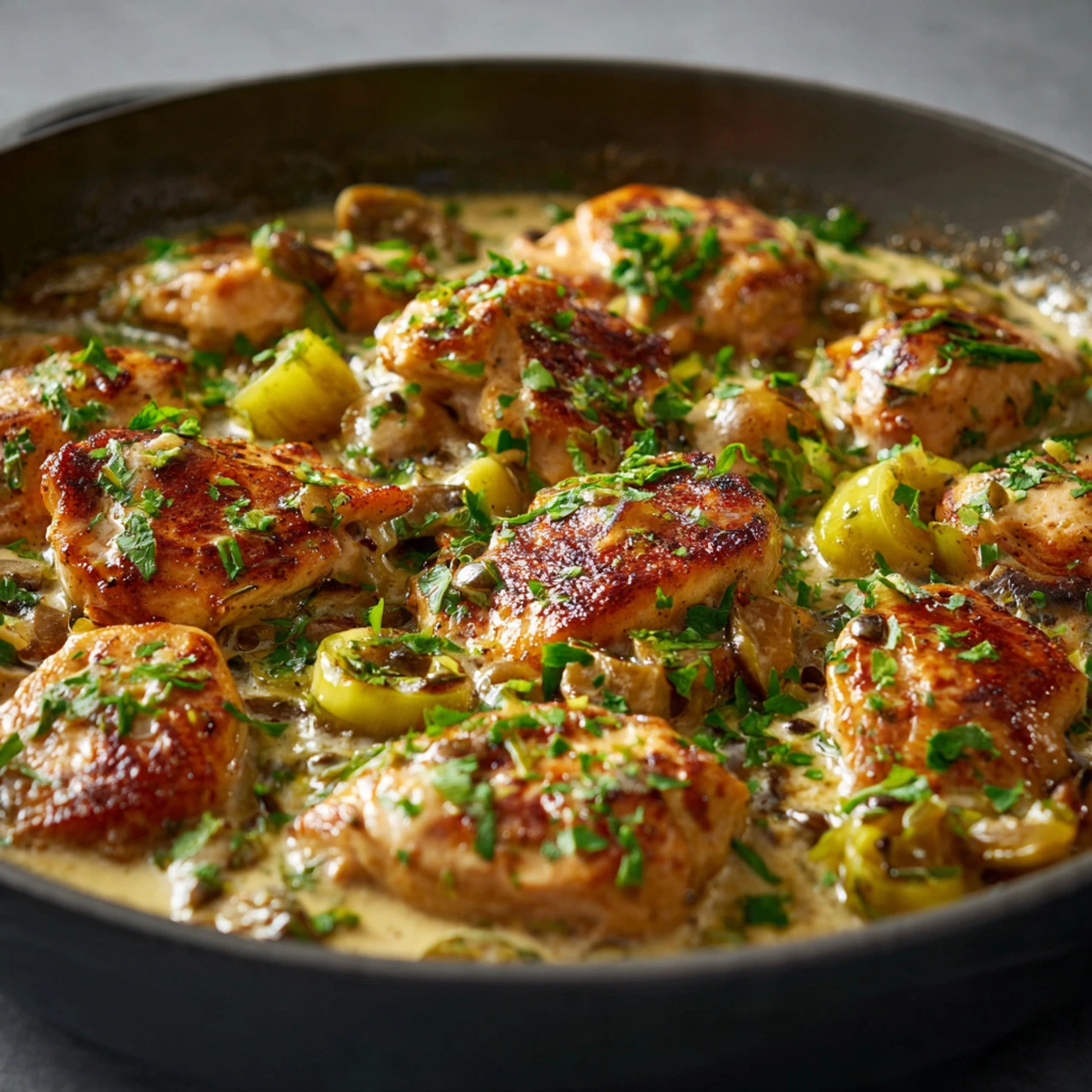 Creamy Pepperoncini Chicken Skillet Creamy Pepperoncini Chicken Skillet