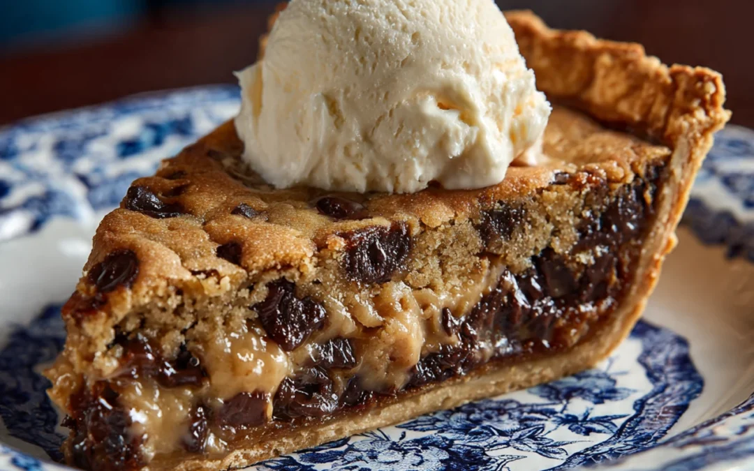 Deep Dish Chocolate Chip Cookie Pie Recipe