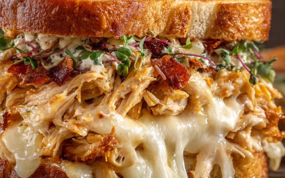 Delicious Chicken Garlic Sandwich