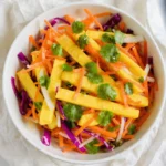 Delicious Mango Slaw - A Refreshing Take On Easy Meals & Vegetarian Dinners Delicious Mango Slaw Refreshing Take Meals Veg...