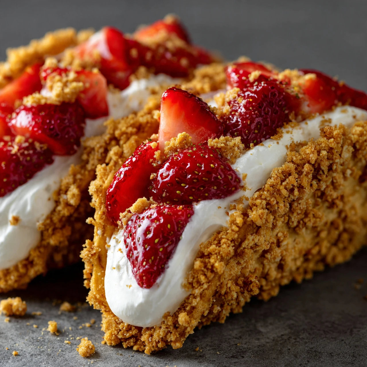 Delicious Strawberry Crunch Cheesecake Tacos Recipe For A Sweet And Crunchy Treat Delicious Strawberry Crunch Cheesecake T...
