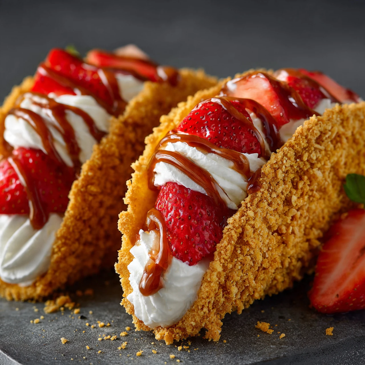 Delicious Strawberry Crunch Cheesecake Tacos Recipe For A Sweet And Crunchy Treat Delicious Strawberry Crunch Cheesecake T...