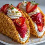 Delicious Strawberry Crunch Cheesecake Tacos Recipe For A Sweet And Crunchy Treat Delicious Strawberry Crunch Cheesecake T...