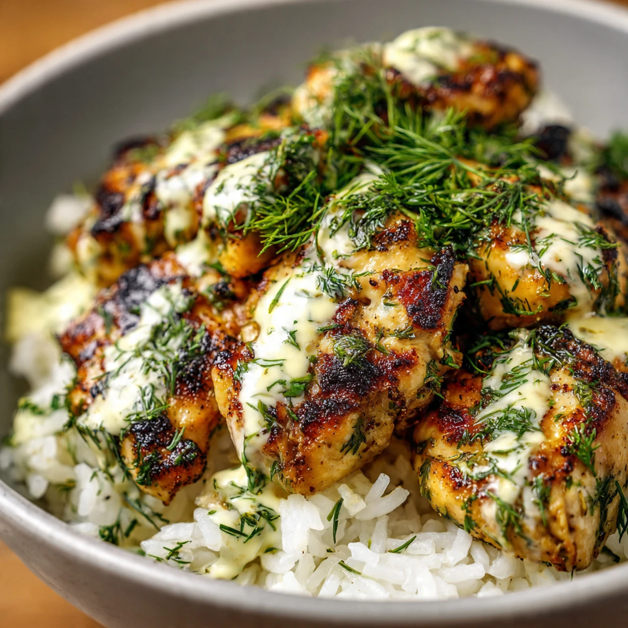 Dump-and-Bake Chicken Tzatziki Rice: A Comfort Dish That Transports You to Greece