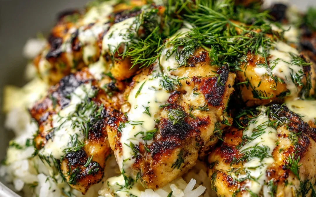 Dump-and-Bake Chicken Tzatziki Rice: A Comfort Dish That Transports You to Greece