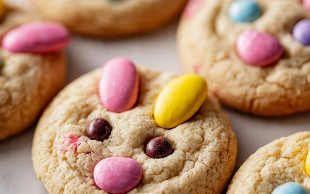 Easter M&M cookies