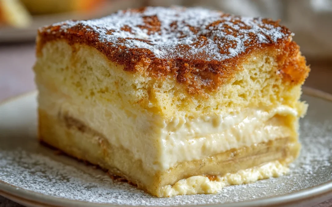 Easy Banana Magic Cake