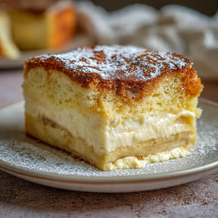 Easy Banana Magic Cake Banana Magic Cake