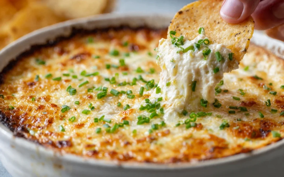 Easy Crab Rangoon Dip Recipe (Hot Crab Dip)