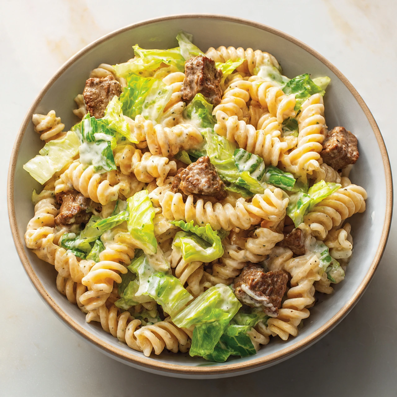 Easy & Tasty Big Mac Pasta Salad Tasty Big Mac Pasta Salad