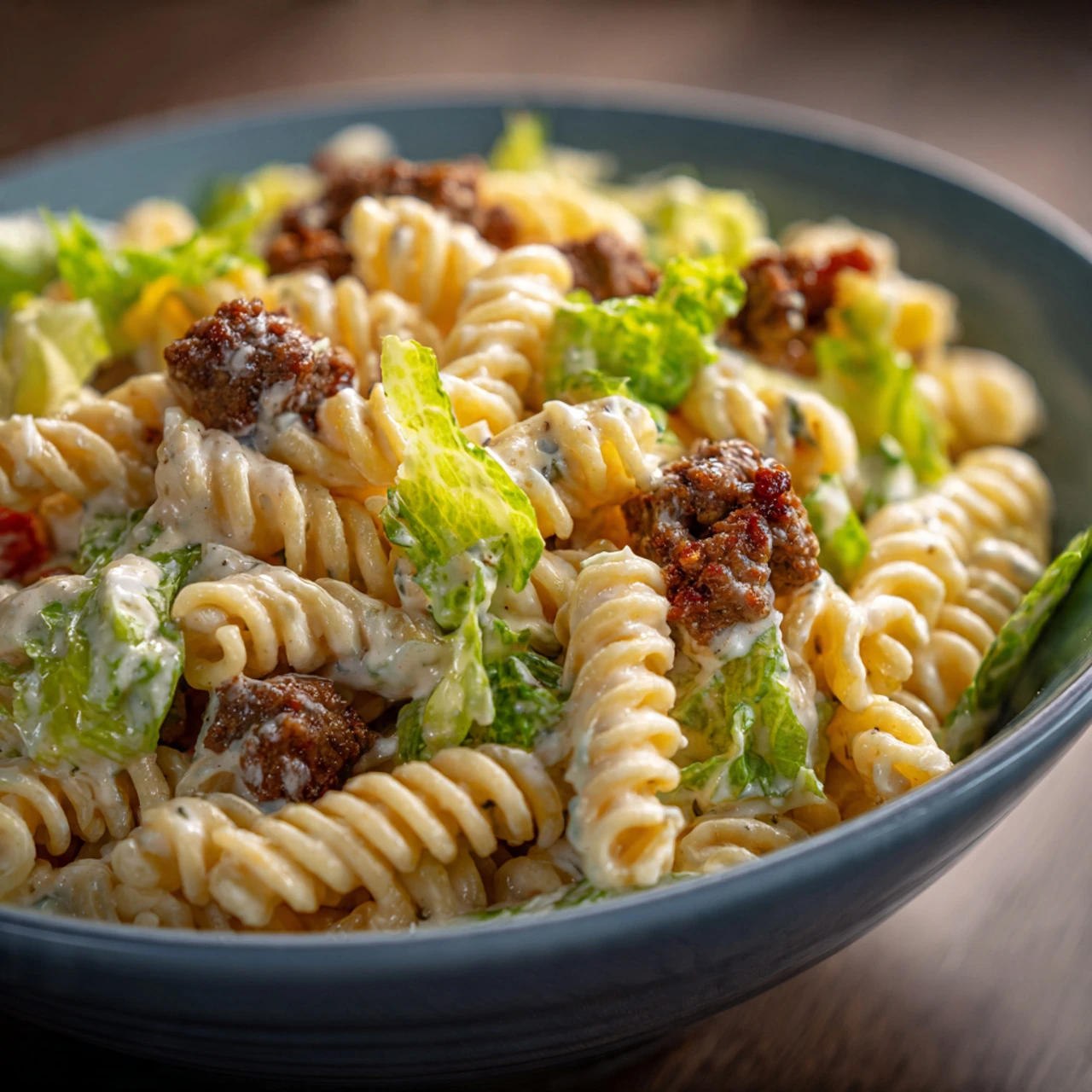 Easy & Tasty Big Mac Pasta Salad Tasty Big Mac Pasta Salad