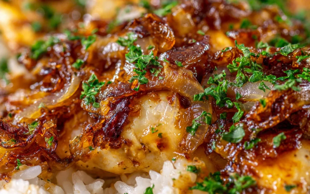 French Onion Chicken & Rice