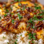 French Onion Chicken & Rice French Onion Chicken Rice