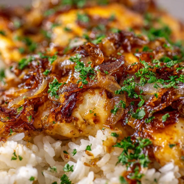 French Onion Chicken & Rice French Onion Chicken Rice