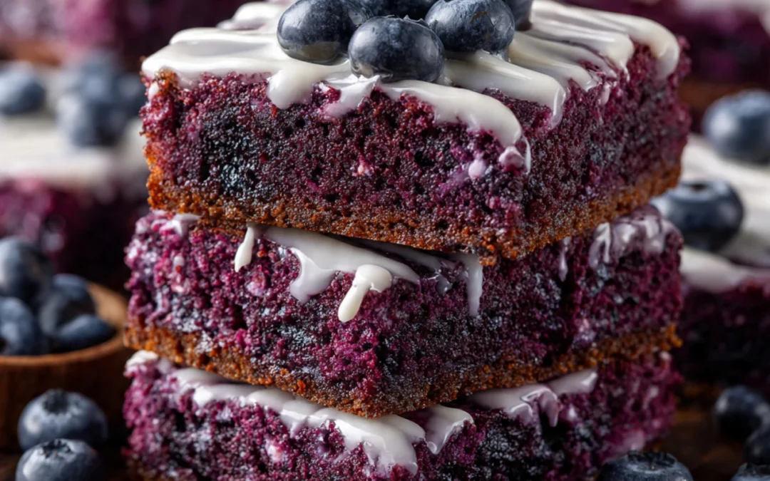 Fresh Blueberry Brownies