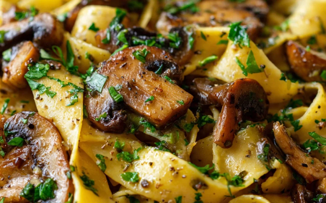 Garlic Mushroom Pasta