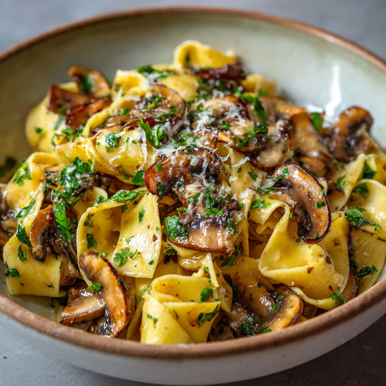 Garlic Mushroom Pasta Garlic Mushroom Pasta