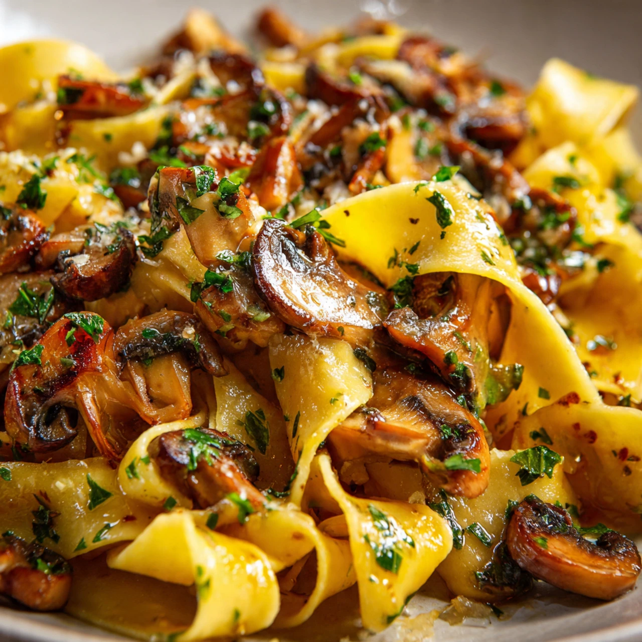 Garlic Mushroom Pasta Garlic Mushroom Pasta