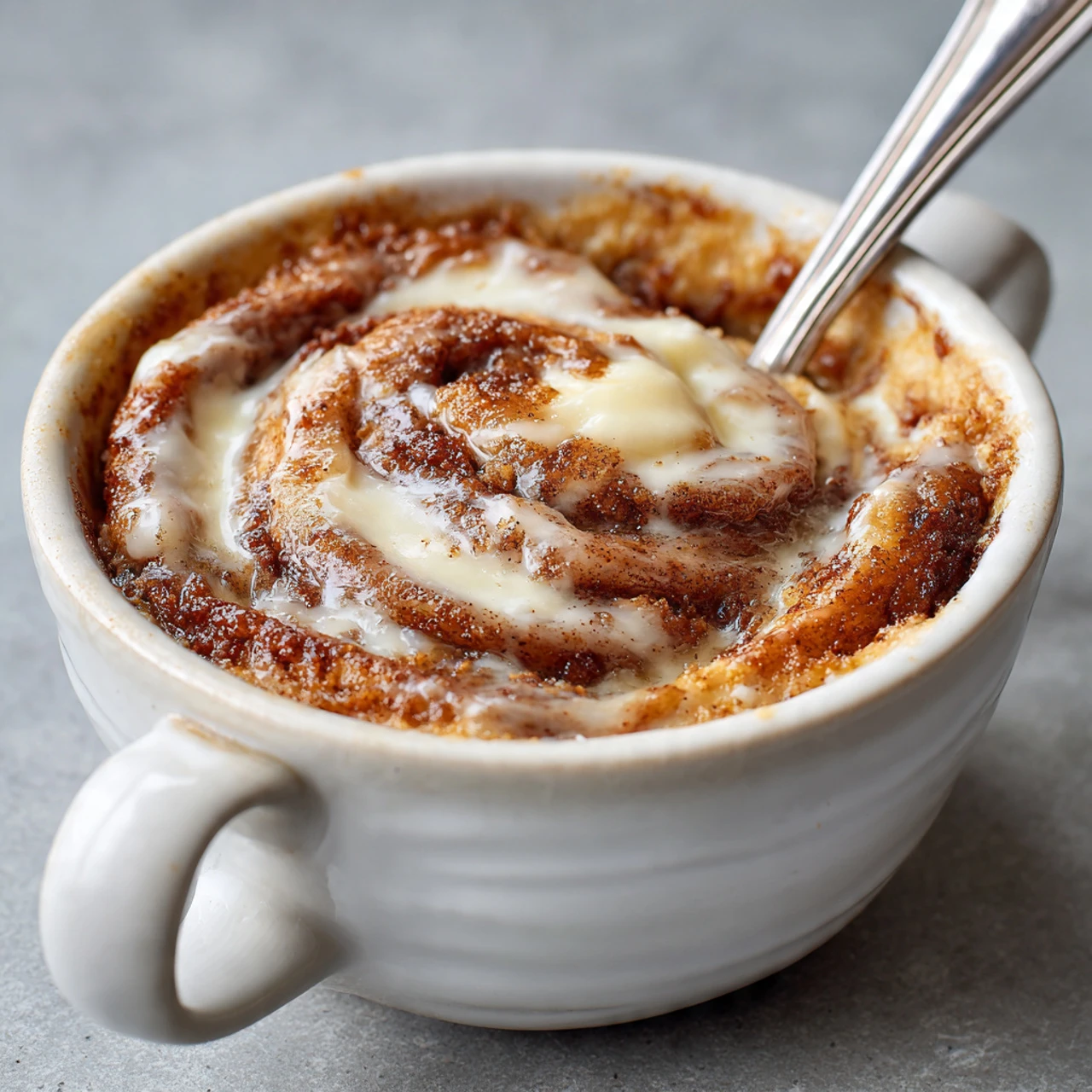 Gluten Free Cinnamon Roll in a Mug (Vegan)