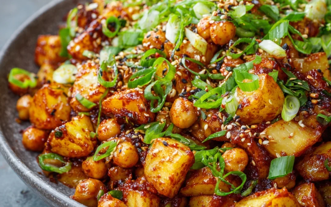Gochujang Potatoes and Chickpeas